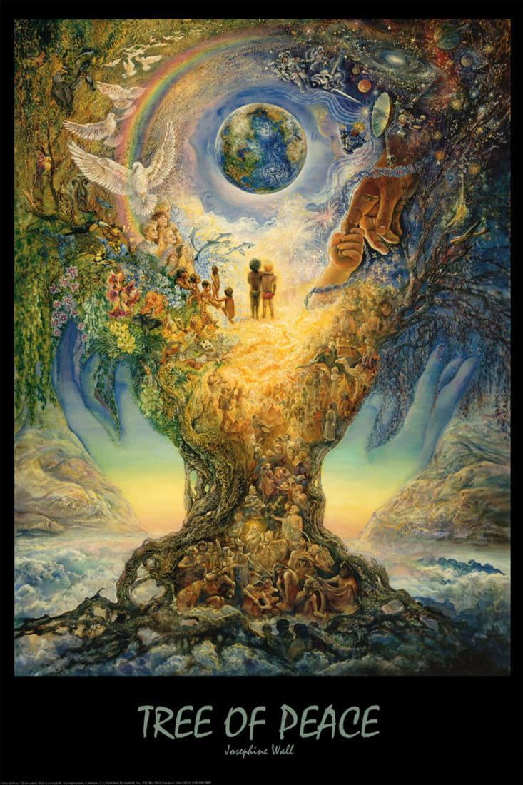 Tree Of Peace Poster By Josephine Wall 24x36