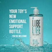 LUBELIFE Toy-Safe Water-Based Lubricant, Non-Staining Easy Rinse Intimate Lubricant For Sex, 32 fl oz