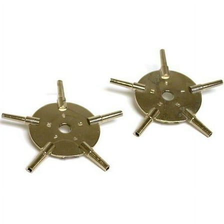 Two 5-In-1 Pocket Watch Keys Winding Winder Watchmaker Tools