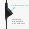 thumbnail image 2 of MJKOR Reemplazo para Astro A10 A40 Cable de control de volumen en línea Cable de audio para juegos Compatible con auriculares Astro A10 A40 (función de control de volumen de 2 metros), 2 of 5