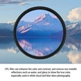 thumbnail image 4 of Camera CPL Filter Circular Polarizer Filter Ultra Slim Multi Coated Optical Glass Circular Polarizing Filter for Camera Lenses with Storage Case, 4 of 7