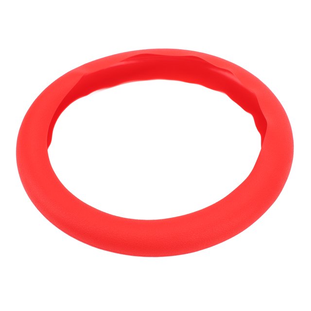 Housse de Volant en Silicone, Résistante à la Sueur, Excellente Adhérence, Installation Facile, Housses de Volant Automobiles Souples pour Toutes les Saisons Noir,Rouge,Rose,Kaki