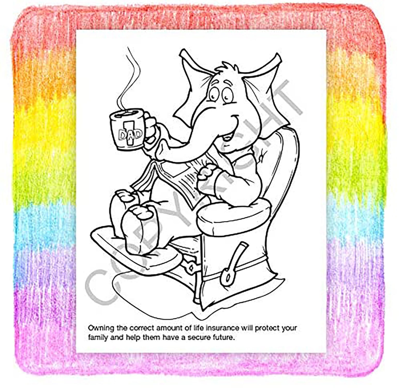 ZoCo: 25 Pack - We All Need Insurance Kid's Coloring & Activity Books