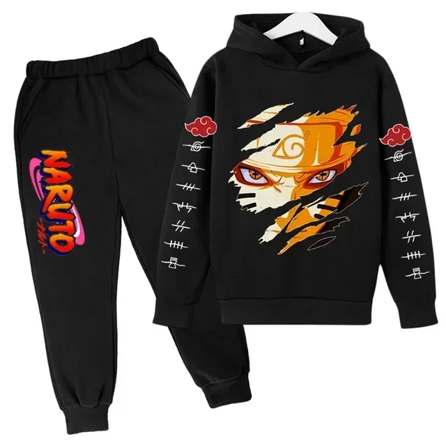 Sudadera con capucha de Naruto para niños, suéter con estampado de Kakashi, Hatake Sasuke, chándal informal de Cosplay Harajuku, Tops geniales, sudaderas con capucha de otoño