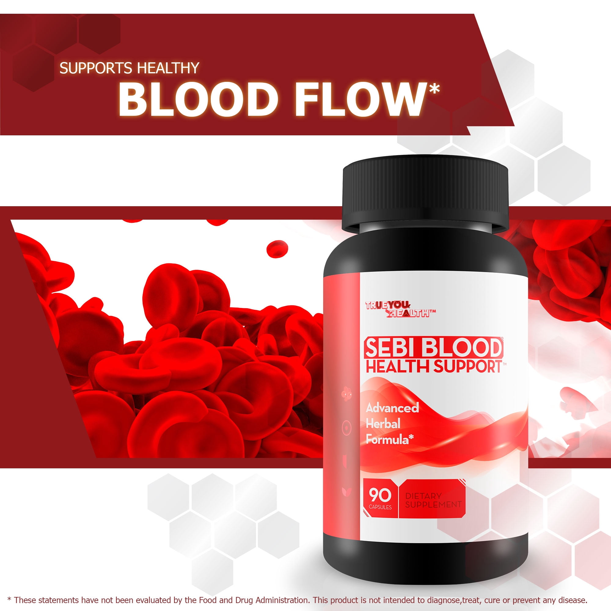Sebi Blood Health Support - Blood Health Supplement - Blood Balance Blood Boost Formula - Inspired by Dr Sebi Blood Health - Help Improve Blood Flow & Reduce Oxidative Stress Naturally