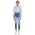 thumbnail image 3 of Kancan - Women's HIGH Waist Ankle Length Two Button Jeans - KC7317, 3 of 11