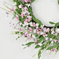 thumbnail image 6 of 24in Twig Wreath-Pink Purple Mountain Flowers, 6 of 7