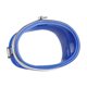 thumbnail image 3 of Máscara de snorkel ovalada, gafas de buceo, equipo de snorkel, gafas de buceo con cristal transparente Azul, 3 of 7