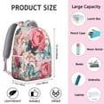 thumbnail image 6 of Fashionable Flowers and Sunflower Design Backpack for Women & Girls - Spacious College Backpack with Multiple Pockets - Water-Resistant School Bag with 15" Laptop Pocket, 6 of 6