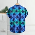 thumbnail image 4 of Oplxuo Hawaiian Shirt for Men Tropical Loose Fit Shirt Short Sleeve Casual Button Down Holiday Beach Shirts, 4 of 6