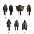 thumbnail image 3 of Moyic Chubasquero para senderismo, Camping, Poncho, impermeable, a prueba de viento, pulóver, ropa impermeable para caminar, cubierta para lluvia, Paraguas de lluvia Azul oscuro Moyic HA067073-02, 3 of 6
