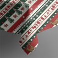 thumbnail image 4 of Red Christmas Deer and Tree Pattern Rectangle Tablecloth 60"x120",Waterproof Polyester Rectangle Table Cloth, Wipeable Spillproof Polyester Tablecloth for Dining, Camping, Indoor and Outdoor, 4 of 6