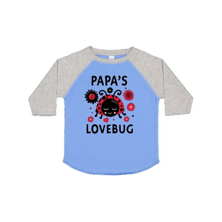 

Inktastic Valentine s Day Papa s Lovebug Gift Toddler Boy or Toddler Girl T-Shirt