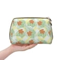 thumbnail image 4 of Gaeub Tropical Flowers Printed Travel Cosmetic Bag,Makeup Bag, Large Capacity Toiletry Bag for Women, Portable Pouch Make Up Organizer with Zipper and Divider, 4 of 8