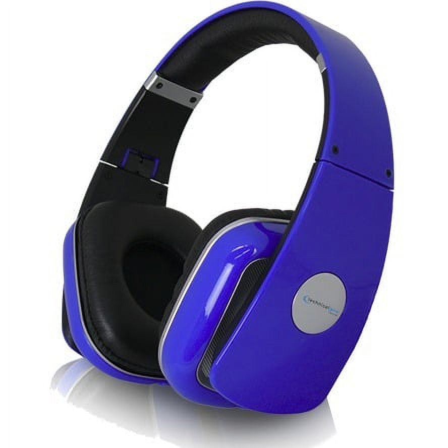 Technical Pro HP630 - Headphones with mic - on-ear - wired - 3.5 mm jack - blue - image 2 of 2