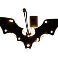 thumbnail image 2 of Lámpara colgante de Halloween Decoración de luces góticas de madera para fiesta de club (murciélagos), 2 of 7
