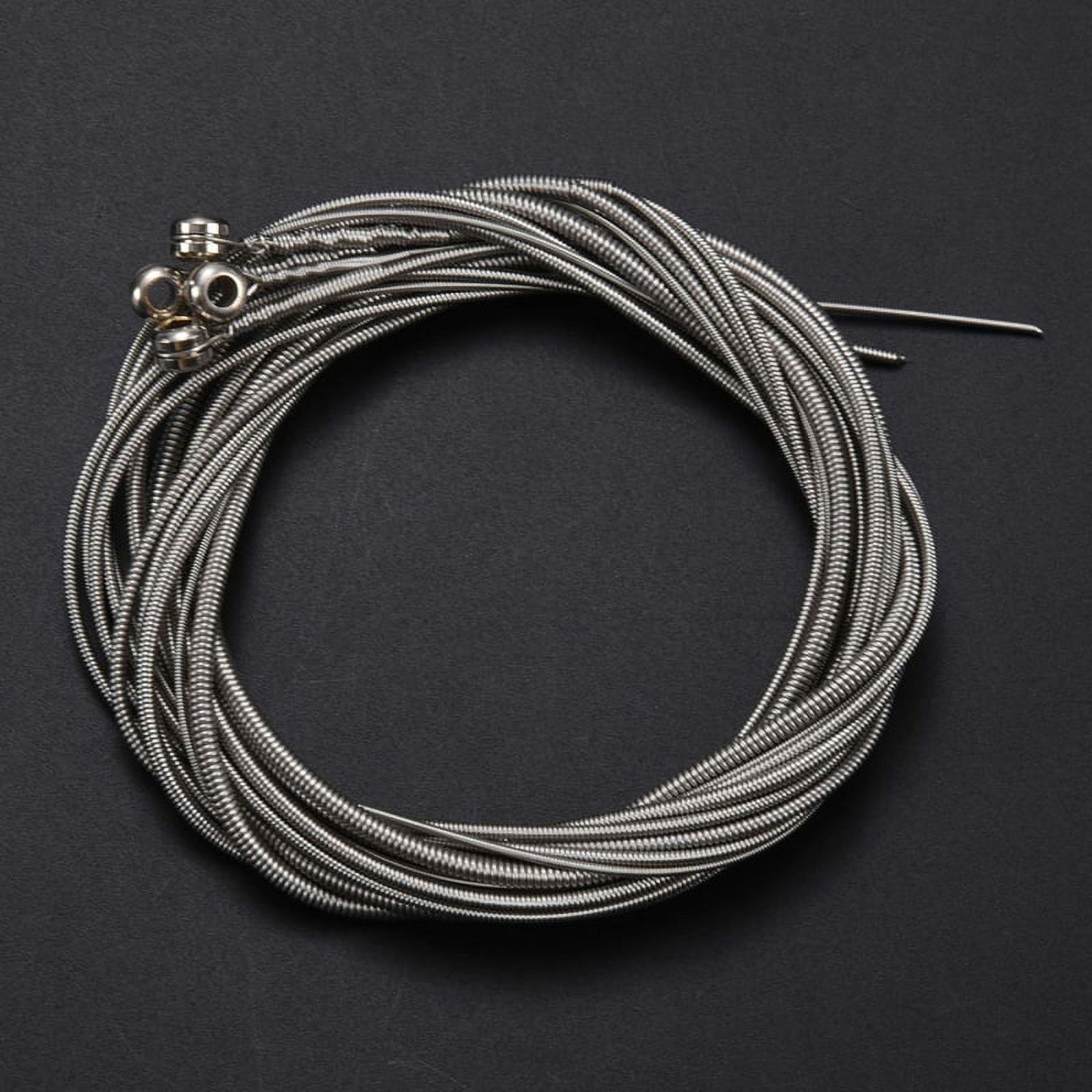 32 Pcs Stainless Steel Strings Guitar Parts Accessories Guitar String Silver Plated Gauge Guitar