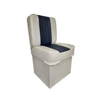 Horizon Manufacturing 1008-ABD. Premium Jump Boat Seat, Grey & Navy