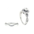 thumbnail image 2 of Bague de Fiançailles en Diamant 1ct Or Blanc 14K, 2 of 2