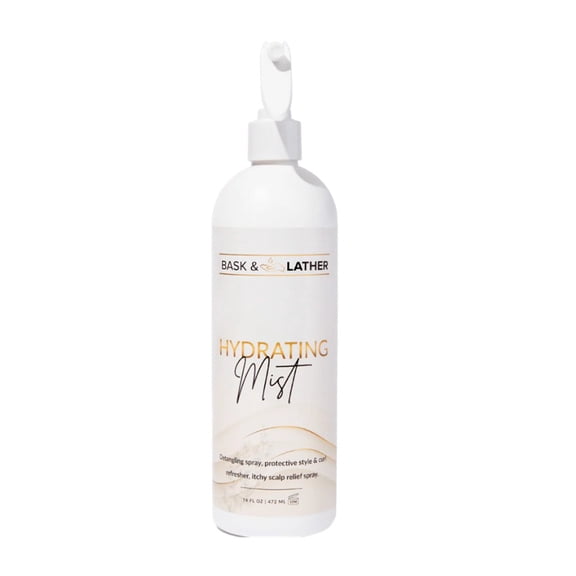 Bask & Lather Hydrating Hair Mist 8 oz