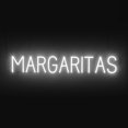 thumbnail image 1 of SpellBrite MARGARITAS LED Sign for Business. 38.7" x 6.3" White MARGARITAS Sign Has Neon Sign Look With Energy Efficient LED Light Source. Visible from 500+ Feet, 8 Animation Settings., 1 of 4