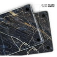 thumbnail image 5 of DesignSkinz Dark Natural Marble Surface Full-Body Skin Decal Wrap Cover for MacBook Pro 15" with Touch Bar (A1707/A1990), 5 of 9