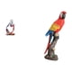 thumbnail image 5 of Estatua de resina de un loro pensativo sentado. Figura decorativa única, abstracta, de colección, hecha a mano en resina. Ideal para el hogar, la ofic, 5 of 8