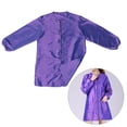 thumbnail image 4 of Traje de técnico de belleza de manga larga Traje de salón de spa a prueba de agua Ropa atractiva para teñir el cabello (Morado, L), 4 of 5
