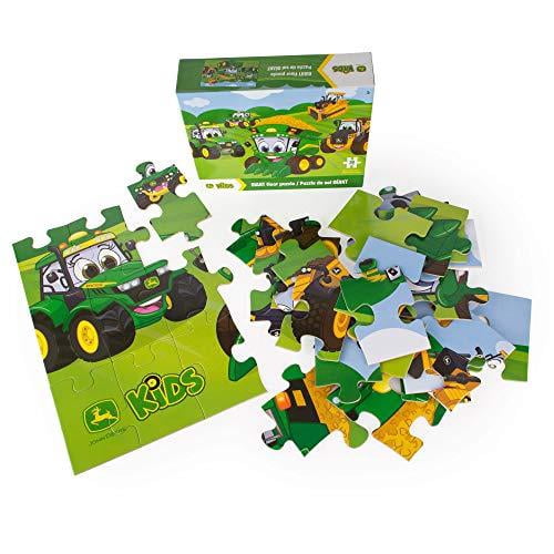 TOMY John Deere Jigsaw Puzzles, Metal, 36 Piece
