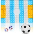 thumbnail image 1 of Juego de mesa de fútbol Fidget Toy HUOGUO Pop it con pelota para apretar, 1 of 5