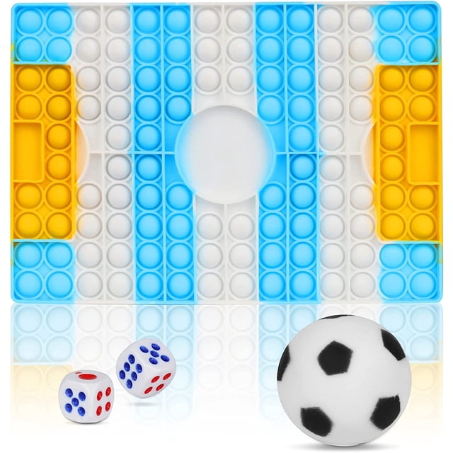 Juego de mesa de fútbol Fidget Toy HUOGUO Pop it con pelota para apretar