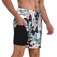 thumbnail image 3 of Fotbe Butterfly Men’s Swim Trunks Quick Dry Swim Shorts Board Shorts with Mesh Lining-Medium, 3 of 9