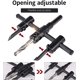 thumbnail image 4 of Cortador de círculo ajustable estándar, cortador de círculo de sierra perforadora para trabajo pesado para carpintería, herramientas de bricolaje con orificio giratorio para carpintería, diámetro de TUNC Sencillez, 4 of 5
