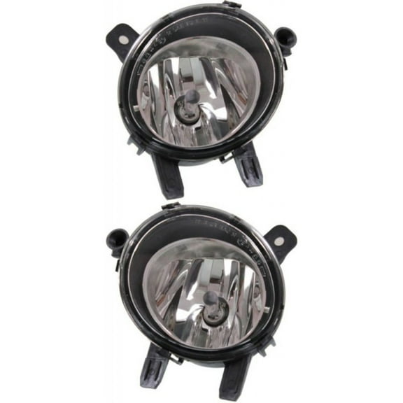 CarLights360: For 2013 2014 BMW 328i xDrive Fog Light Assembly Driver and Passenger Side Pair w/Bulbs DOT Sedan Wagon Certified - Replaces BM2592142, BM2593142