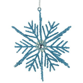 Glittered Snowflake Cutouts 4ct