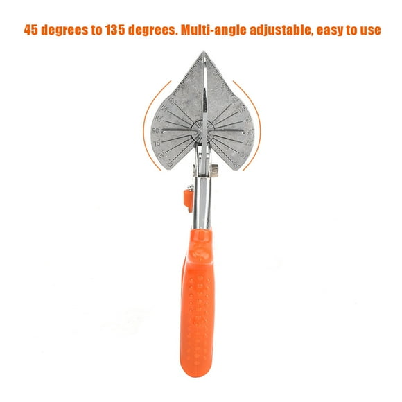 Angle Scissors, Miter Durable Pipe Wire Cutter, for Thin Wood Plastic