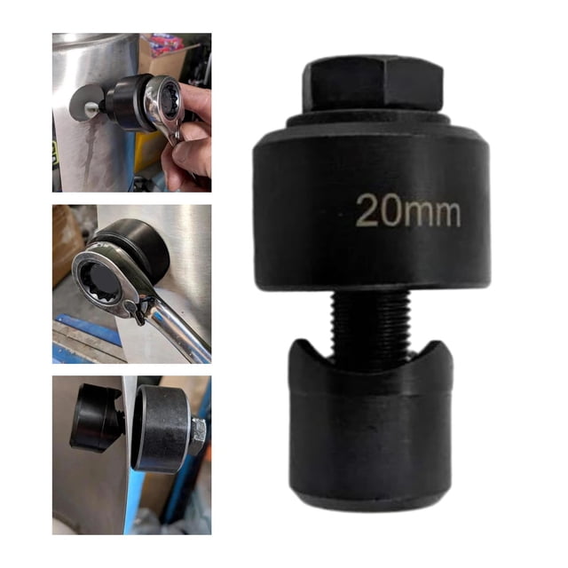 Herramienta perforadora de chapa de metal, perforadora manual, alta precisión, herramienta perforadora, troquel y perforadora, para placa de acero 20mm shamjiam Perforadora de troqueles