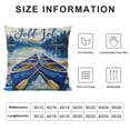 thumbnail image 5 of FUMJ Decorative Throw Pillow Cover Paddle Decor Pillowcases Nautical Lake Cushion Covers for Sofa/Couch/Porch, 5 of 5