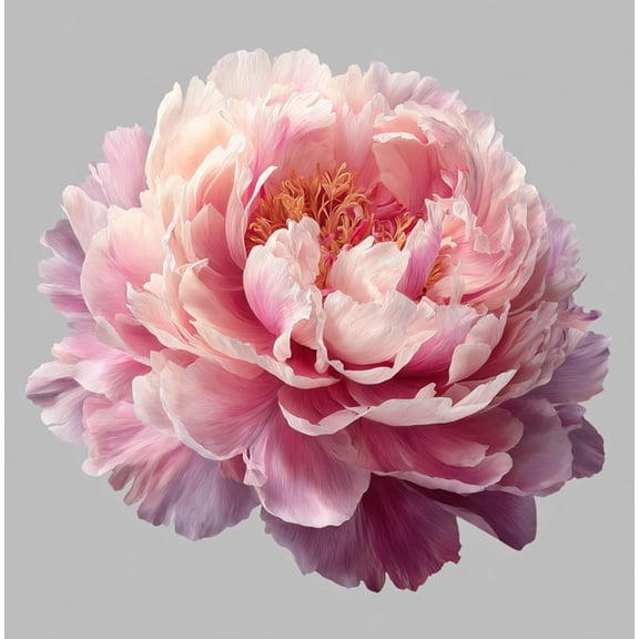 Blush Pink Peony Car Decal Sticker - 5 Inch Waterproof Vinyl Floral Graphic for Vehicle Window Bumper Laptop - Elegant Rose Pink Flower Art Decal