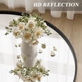 thumbnail image 5 of GODCHAR 30 inch Round Wall Mirror, Brushed Aluminum Frame Shatterproof Vanity Mirror, 5 of 7