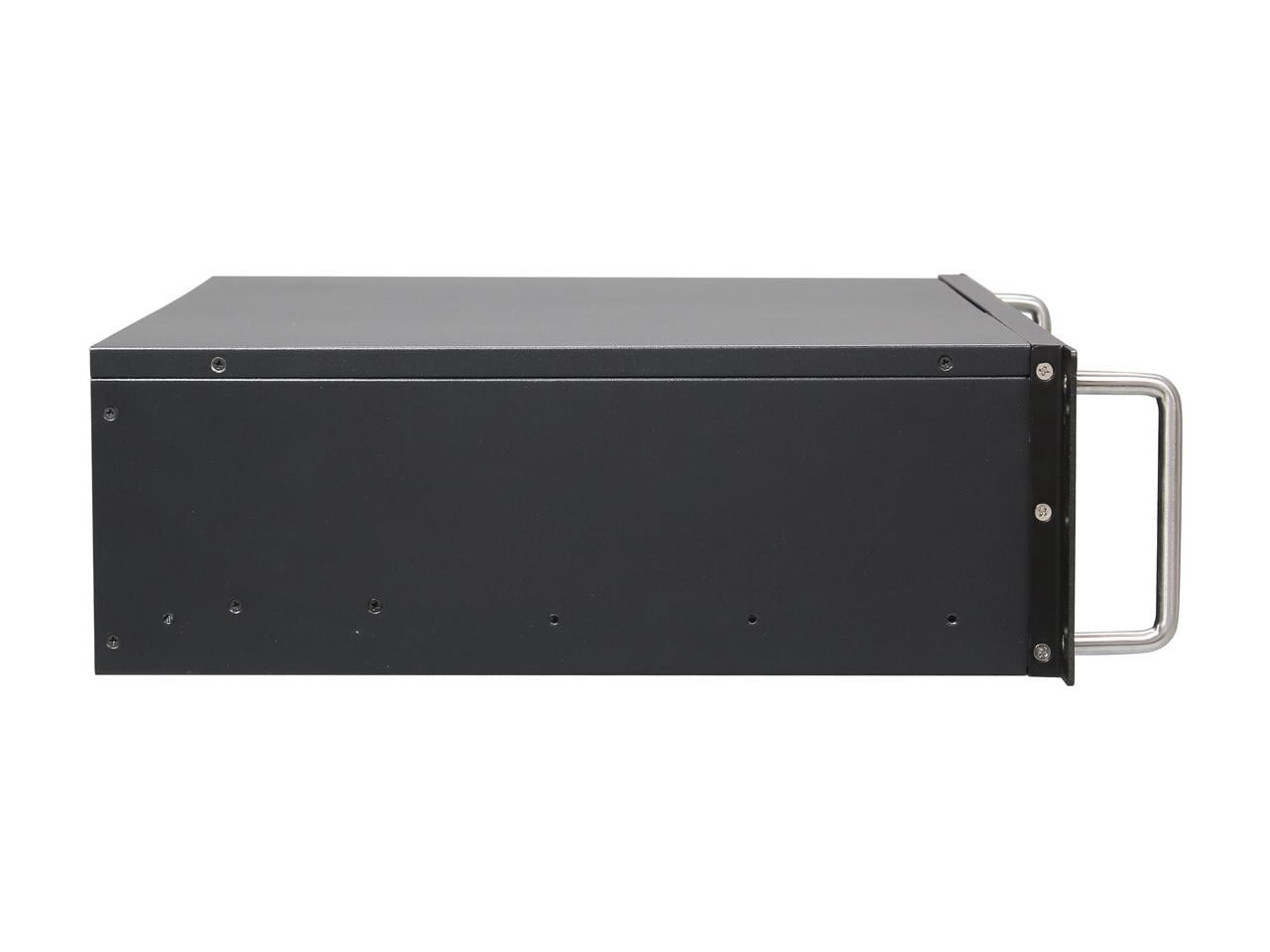 iStarUSA D-314-MATX Black 3U Rackmount Chassis ATX Power Supply Compatible