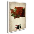 thumbnail image 2 of Trademark Fine Art "Washington Watercolor Map" Canvas Art by Naxart, 2 of 3