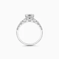 thumbnail image 3 of Oryn Jewel 1.8 Ct Emerald Cut Diamond Ring - 14K White Gold Plated Ring for Her - Engagement Ring for Women - Bezel Setting Wedding Anniversary Gift for Her - Party Wear Ring - Ring for Gifts, 3 of 3