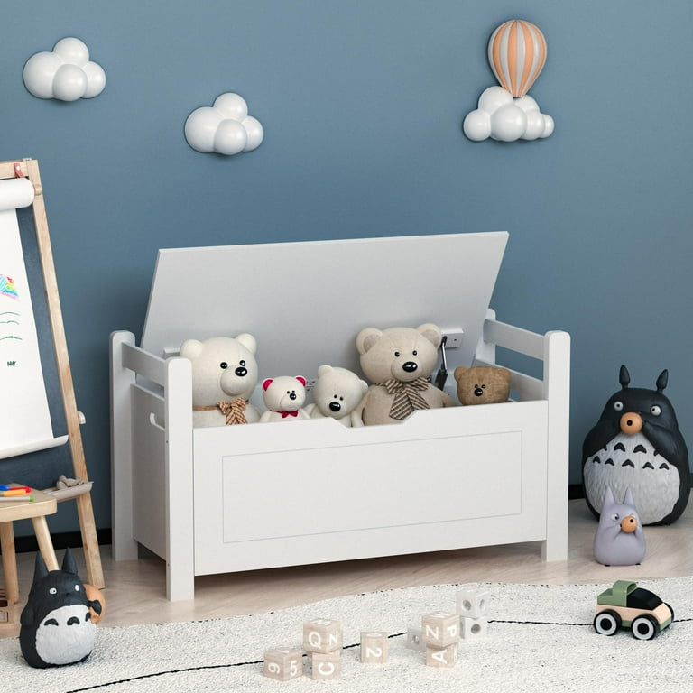 Girls white toy box discount