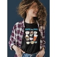 thumbnail image 2 of Dippin' Dots Variety Tee - Ice Cream Flavors Graphic Women's T-shirt, 2 of 4