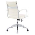 thumbnail image 4 of Modway Jive Mid Back Office Chair, Adjustable from 17.5 to 20 Inches, White, 4 of 10