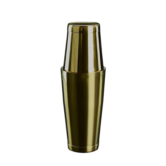 Inteprter Acero inoxidable Boston Bartending Cocktail Mixing Can Set Gold Barra de herramientas Oro