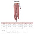 thumbnail image 4 of Pantalones Sueltos De Mujer Cintura Alta Color Puro Cierre De Botón Pantalones Largos Rectos Para Mujer Rosa S, 4 of 4