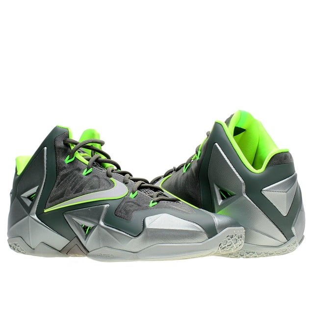 Nike Lebron XI Men's Basketball Shoes MC Green/Spray-Dark MC Green/Volt 616175-300 (12 D(M) US)