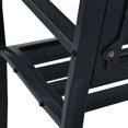 thumbnail image 6 of vidaXL Patio Bench 49.2" Black Steel, 6 of 9